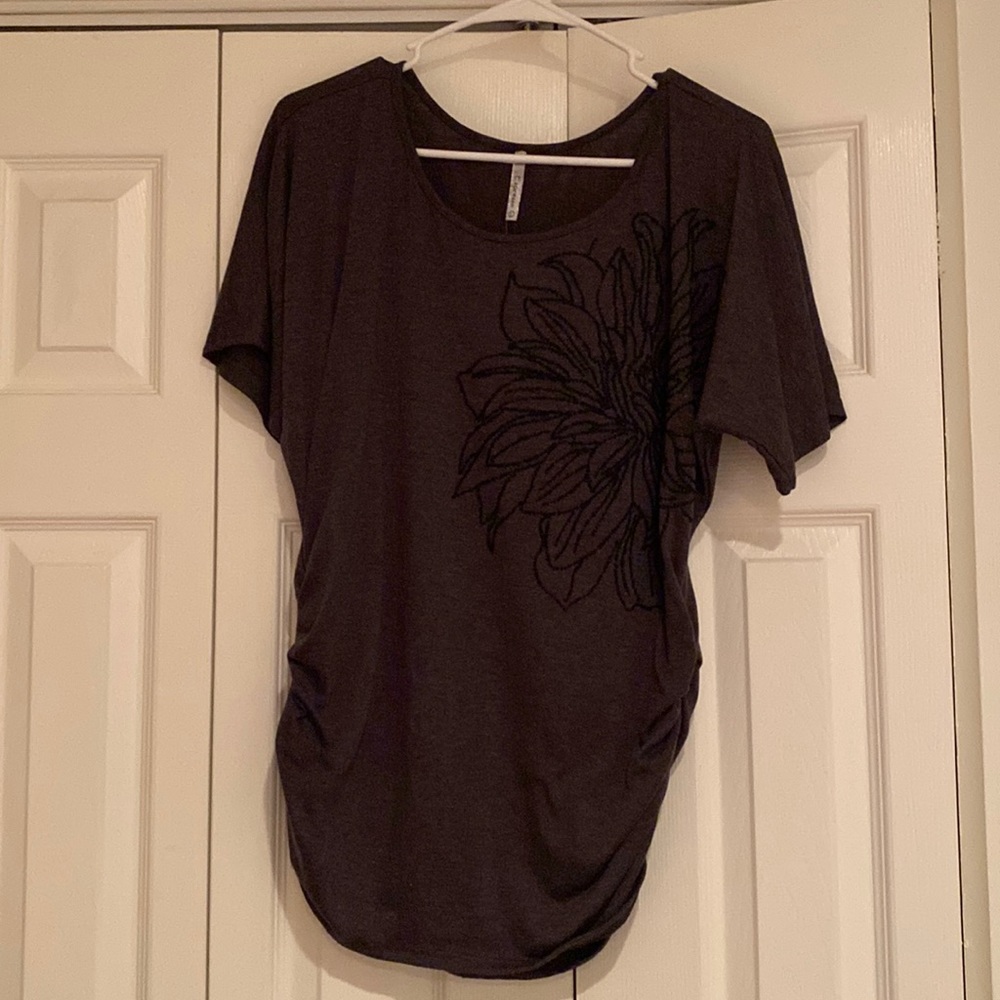 Charcoal blouse